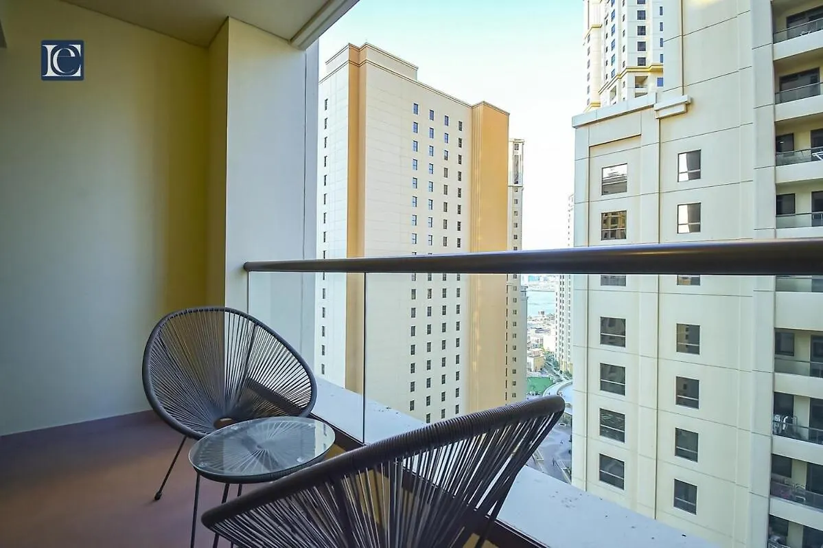 Luxury Escapes - Elegant 3 Bedroom Plus Maids Room Apartment In Jbr 두바이 0*,